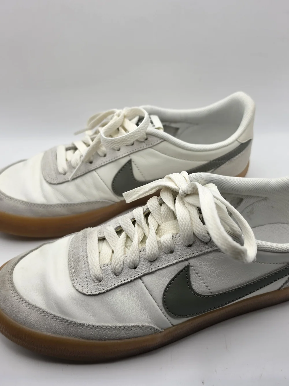 Nike Killshot 2 Leather Sail Light Army Gum Yellow Sneakers Womens 8.5 Eu40 - Picture 3 of 10